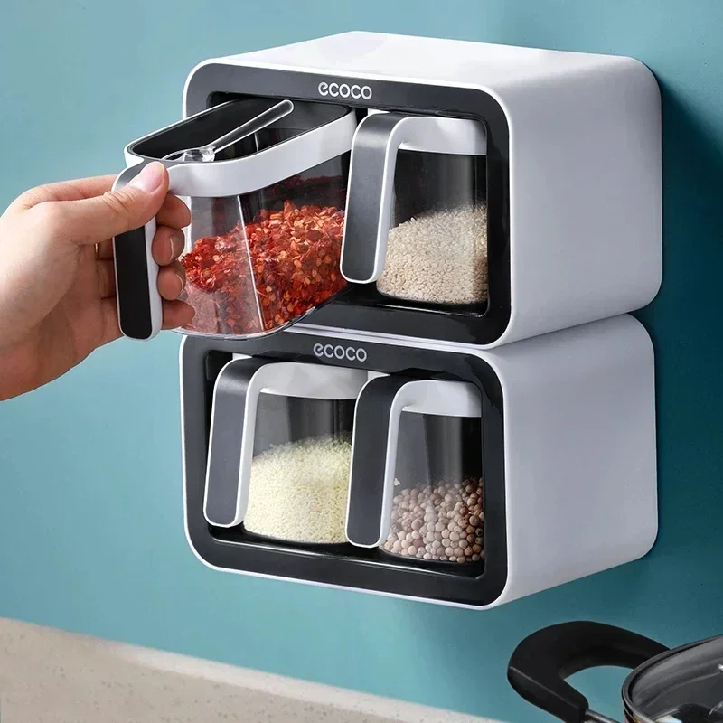 Herb Keeper Container - High Quality Wall Mount Spice Rack