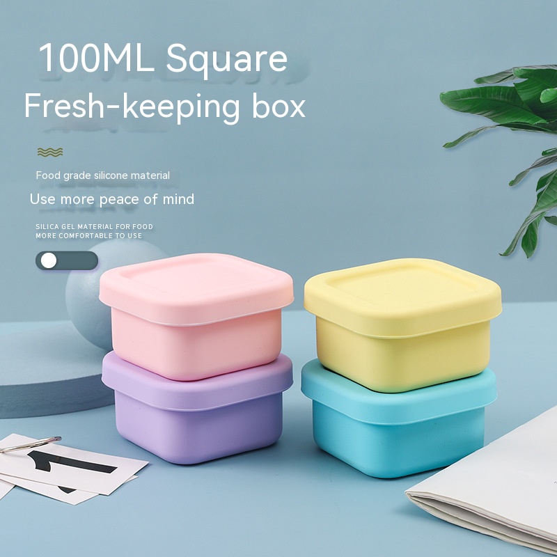 Food Storage Safety - Sealed Silicone Lunch Box for Children