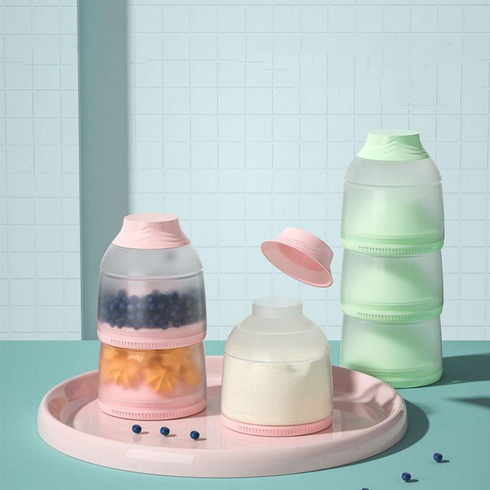 Food Storage Baby - 3 Layers Baby Milk Powder Box