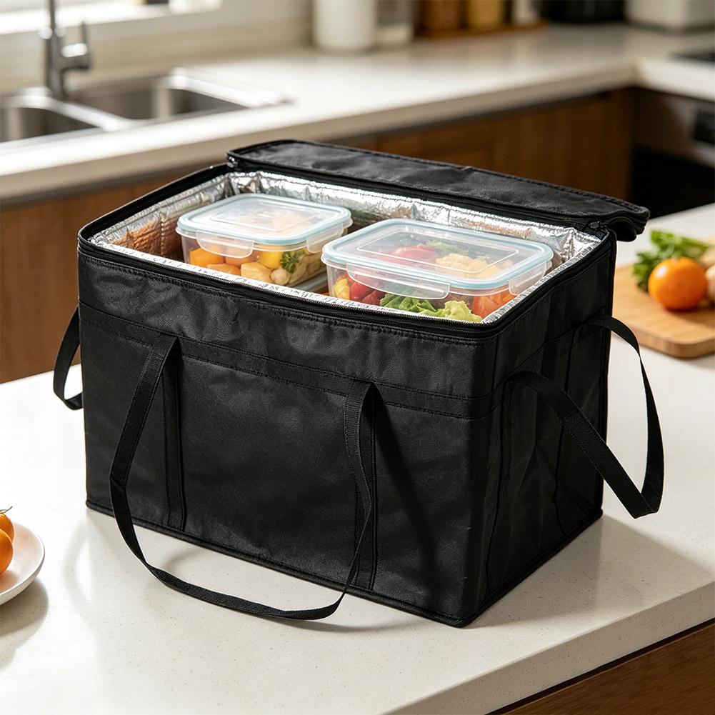 Food Storage Zipper Bags - Insulated Thermal Tote Bag Big Storage