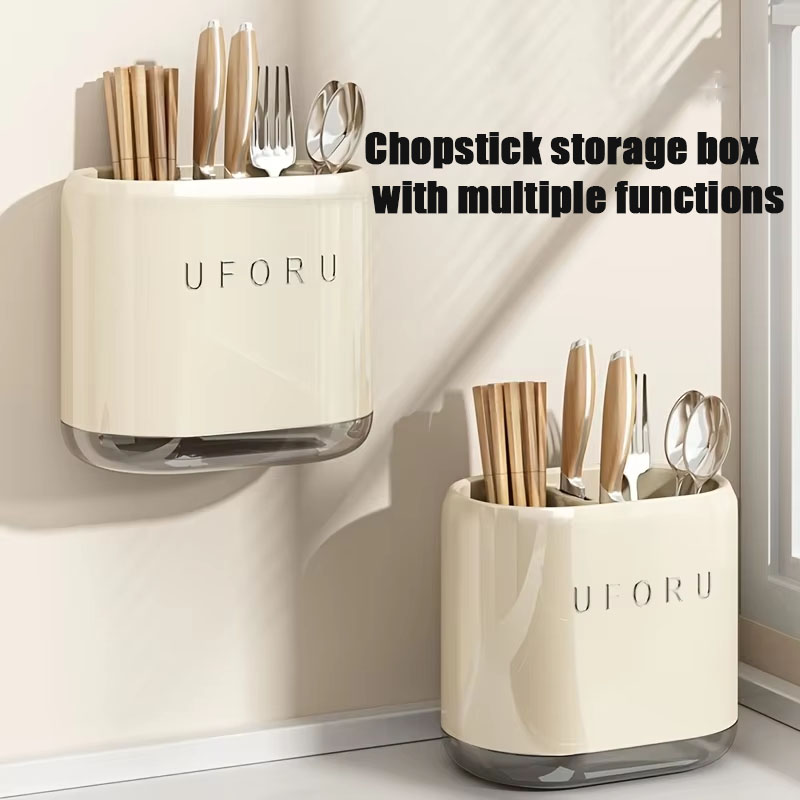 Food Storage Cabinet For Kitchen - 1/2/4PCS Chopstick Storage Box Multifunctional Kitchen