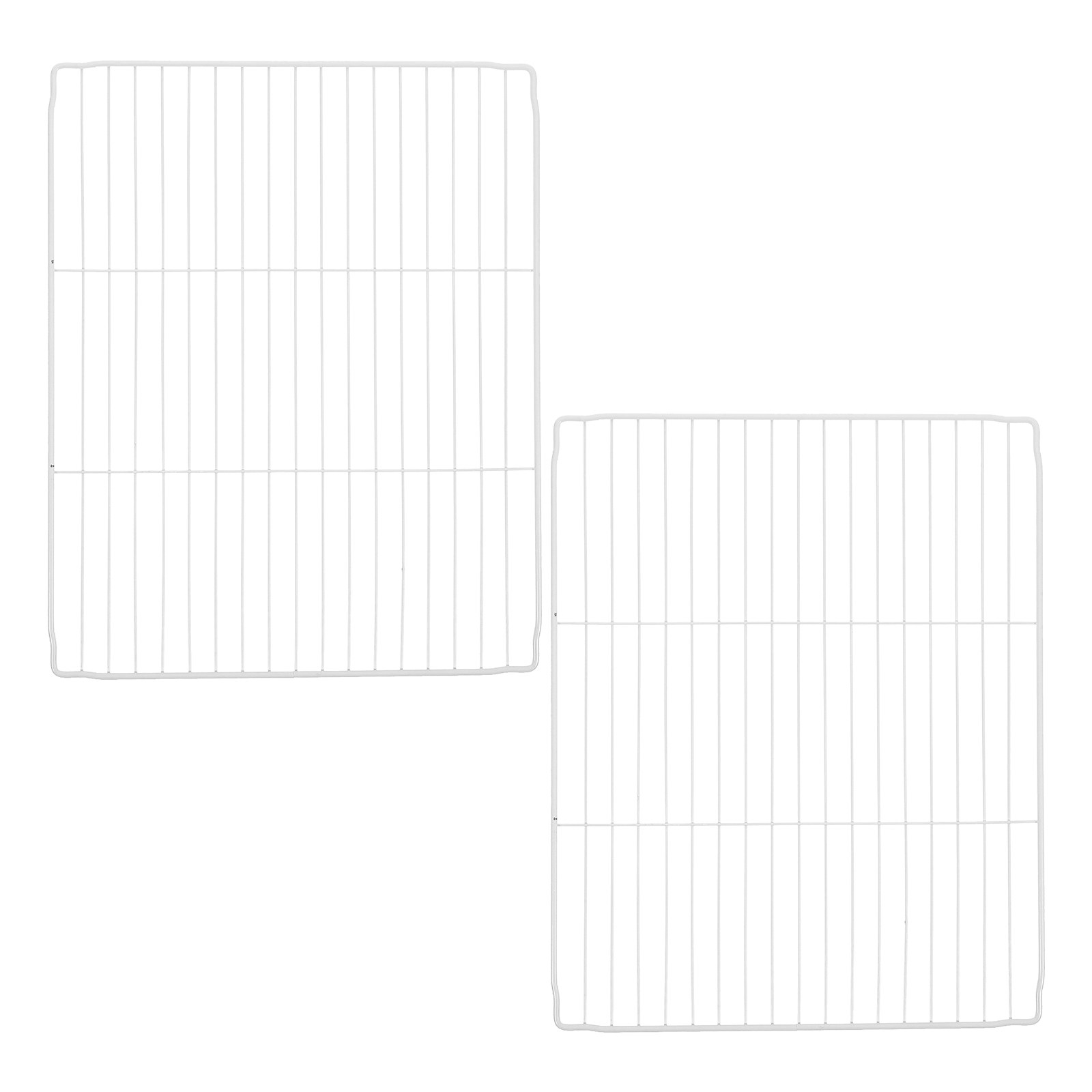 Food Storage Dividers - 2Pcs Refrigerator Wire Divider Metal Organizer