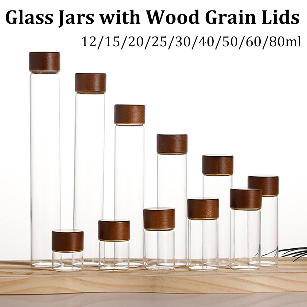 Food Storage Jar Glass - Glass Spice Jars Seasoning Containers Small
