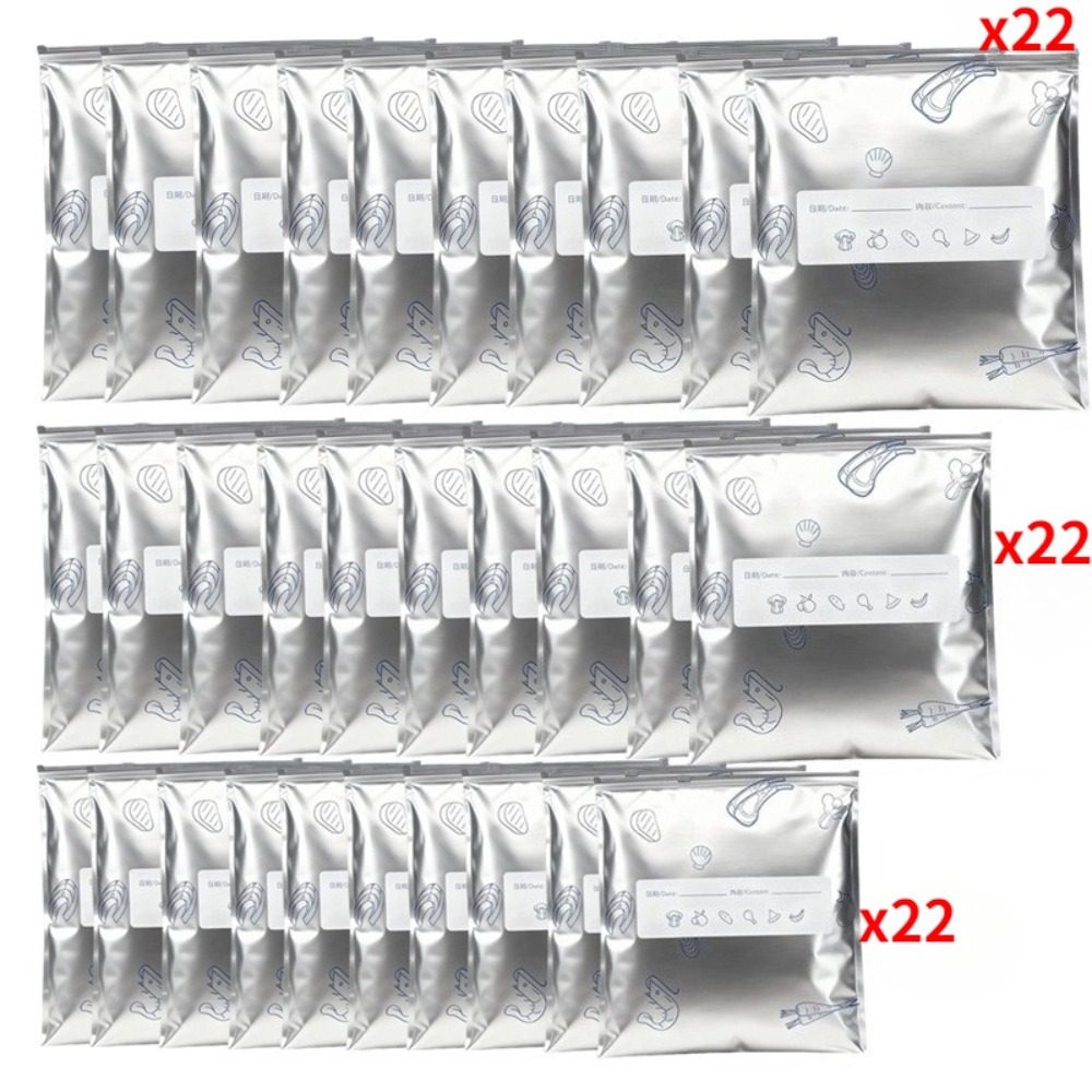66Pcs Aluminum Foil Food Stora - огляд і ціна Food Storage Zipper Bags