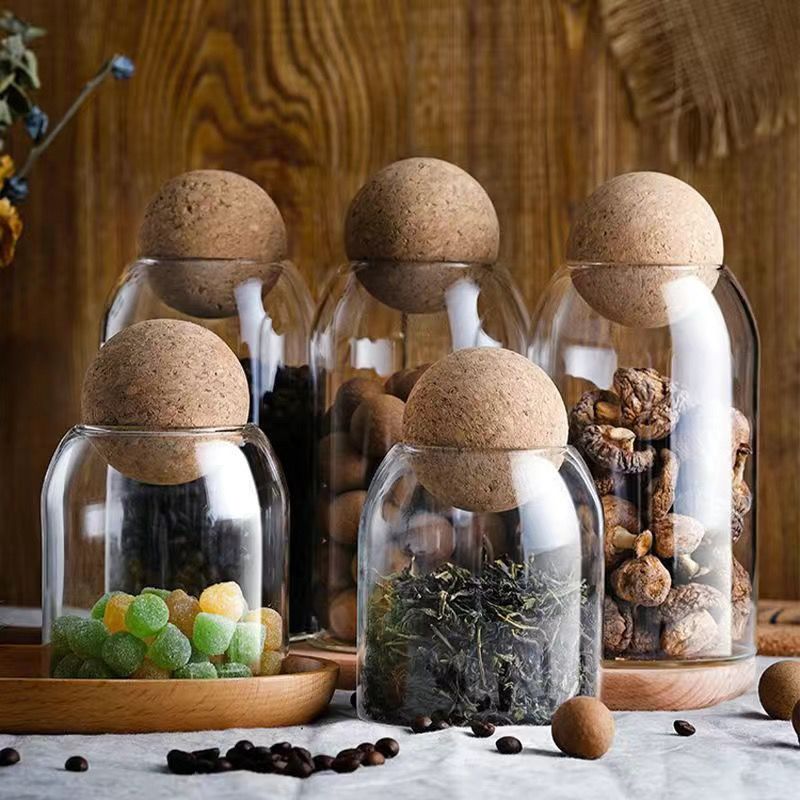Clear Glass Storage Jars With  - огляд і ціна Food Storage Glass Container Set