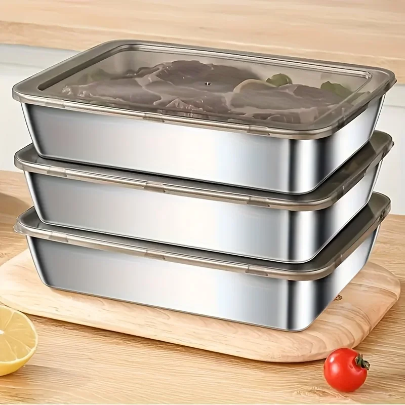 5pcs Stainless Steel Food Stor - огляд і ціна Food Storage Home