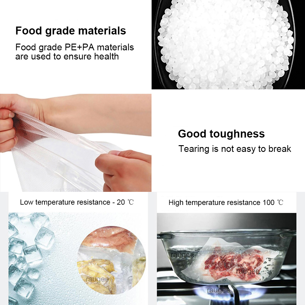 Vacuum Packaging Bags for Food - огляд і ціна Food Storage Roll Bags