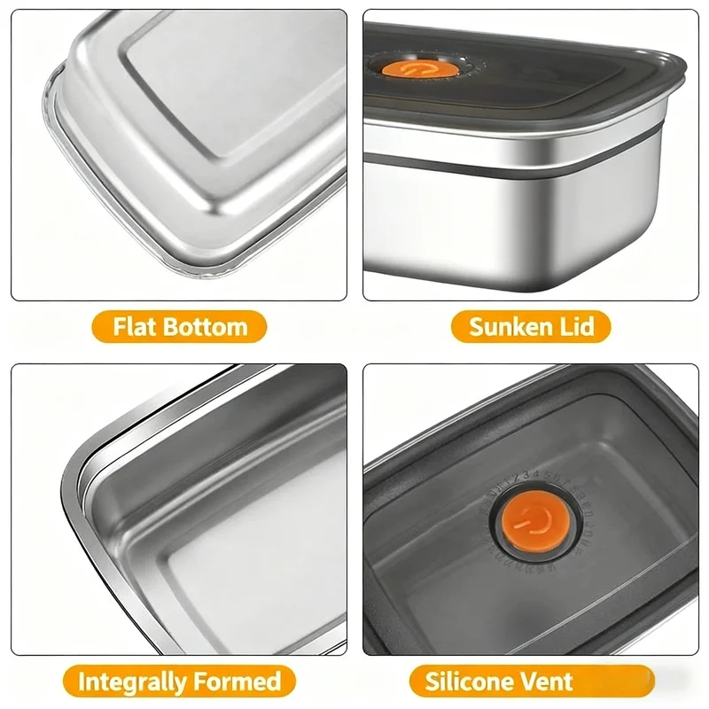 Large Capacity Stainless Steel - огляд і ціна Food Storage Safety
