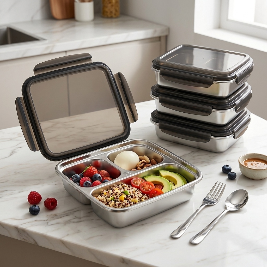 Large Capacity Lunch Container - огляд і ціна Food Storage Safety