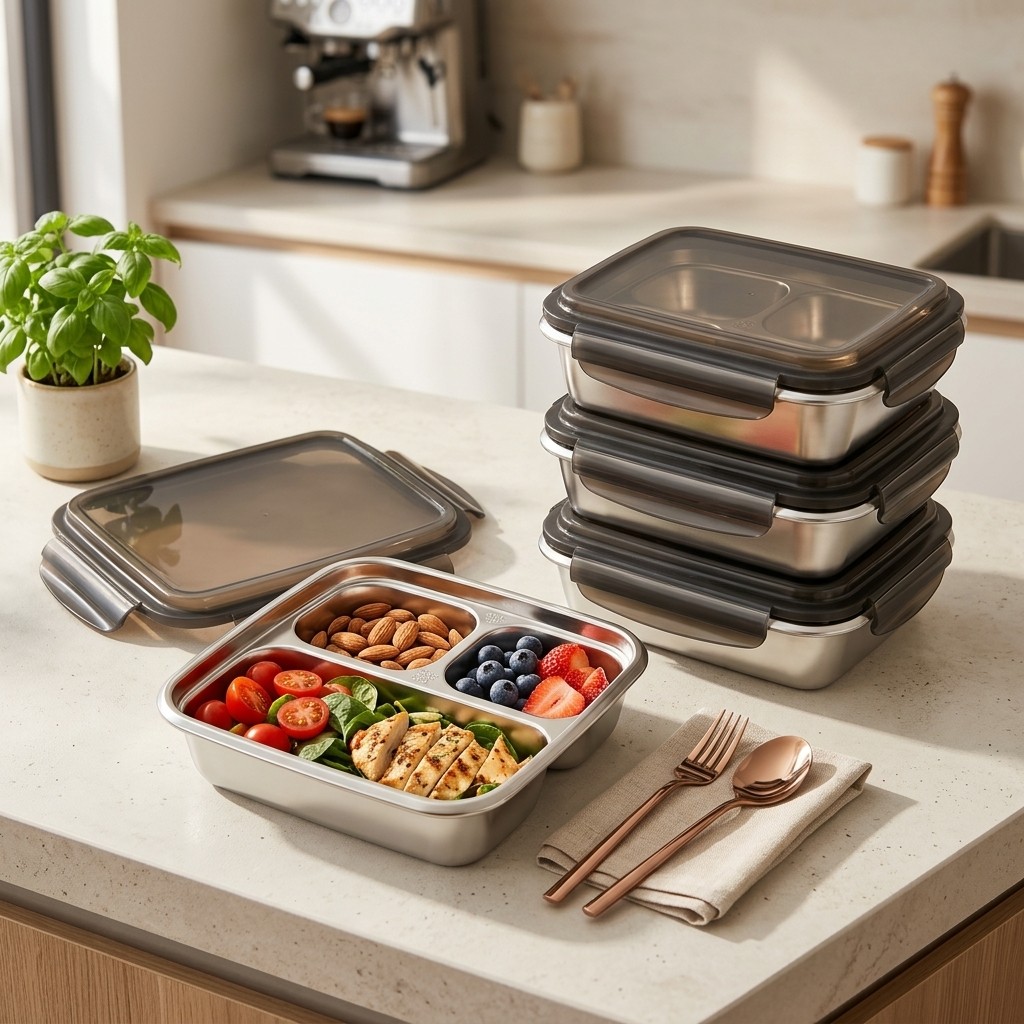 Large Capacity Lunch Container - огляд і ціна Food Storage Safety