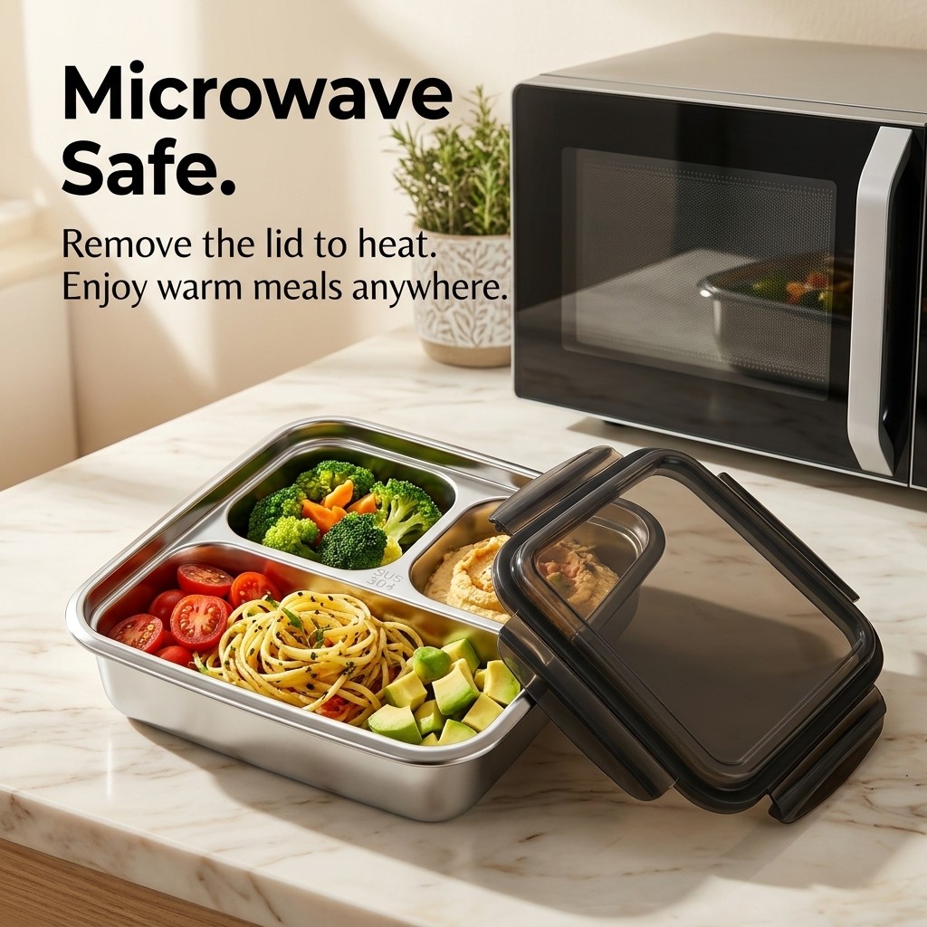 Large Capacity Lunch Container - огляд і ціна Food Storage Safety