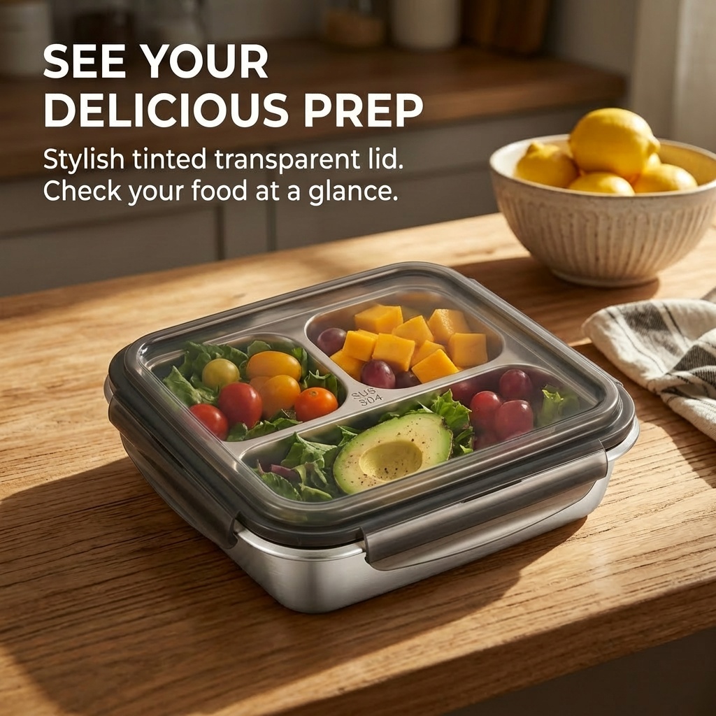Large Capacity Lunch Container - огляд і ціна Food Storage Safety