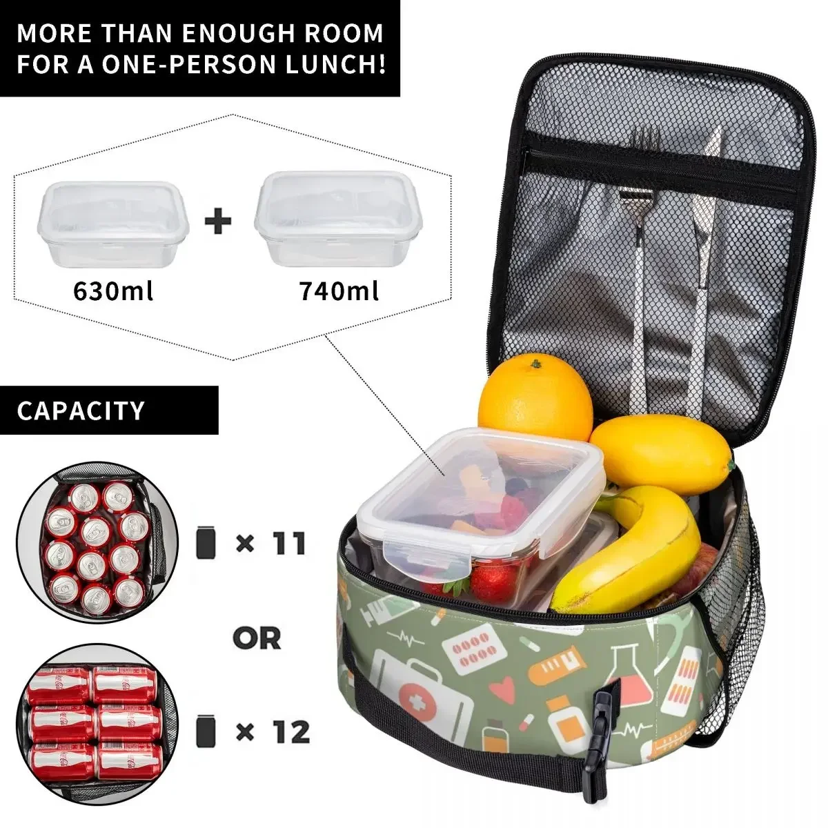 Nurse Healthcare Pattern Merch - огляд і ціна Food Storage In Cooler