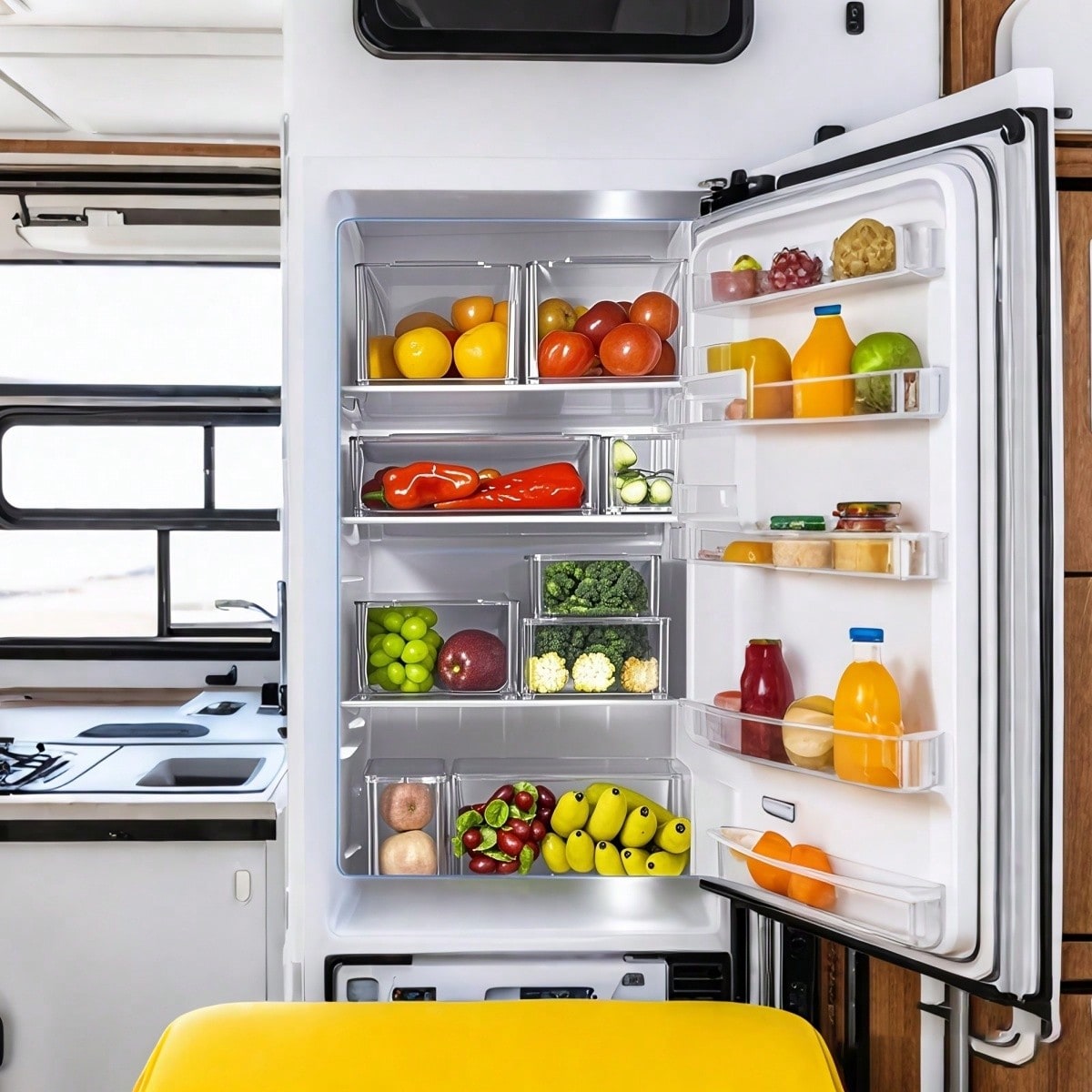7/14 Pack Stackable Fridge Org - огляд і ціна Food Storage Cabinet For Kitchen