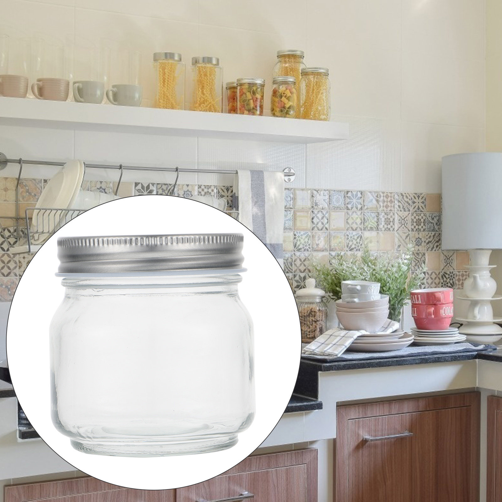 6Pcs Mason Glass Jar Set Thick - огляд і ціна Food Storage Glass Container Set
