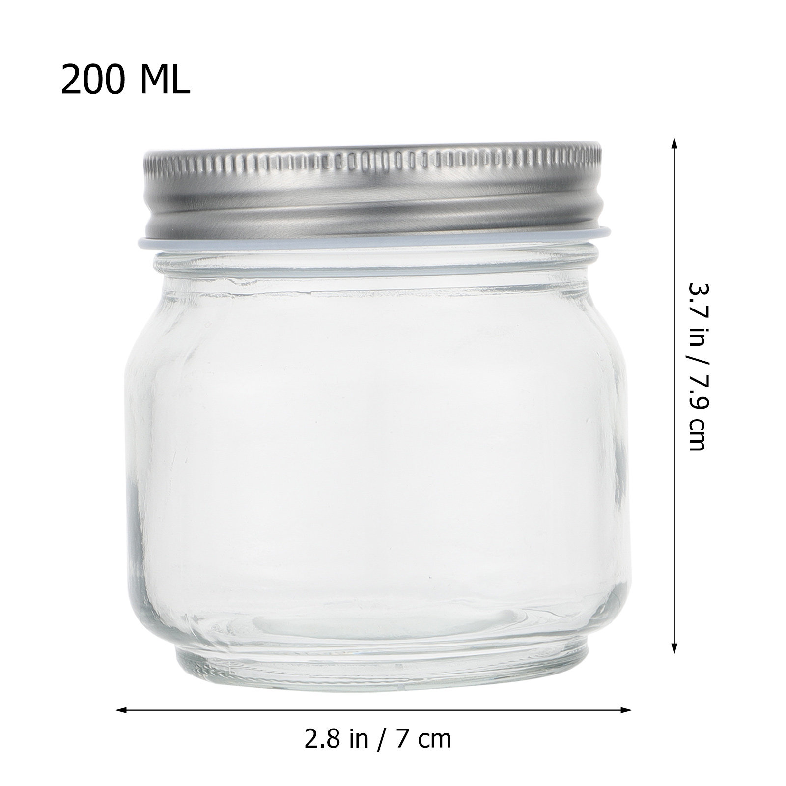 6Pcs Mason Glass Jar Set Thick - огляд і ціна Food Storage Glass Container Set