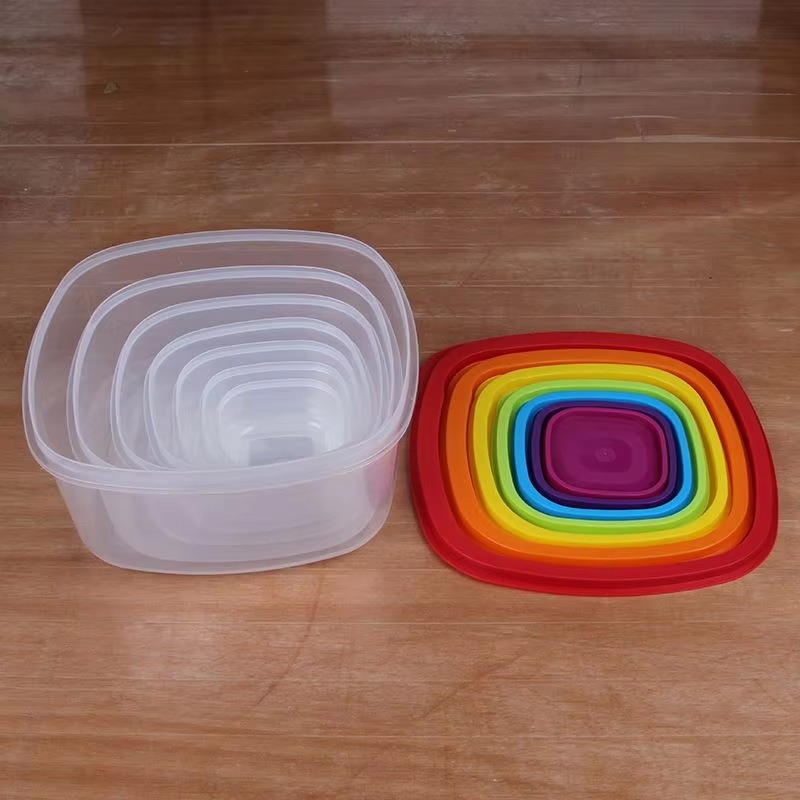 Rainbow 7pcs Food Container Pl - огляд і ціна Food Storage Plastic Container