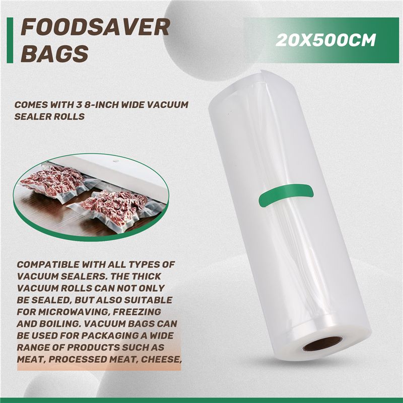 ABVJ-Vacuum Sealer Bags Rolls  - огляд і ціна Food Storage Roll Bags