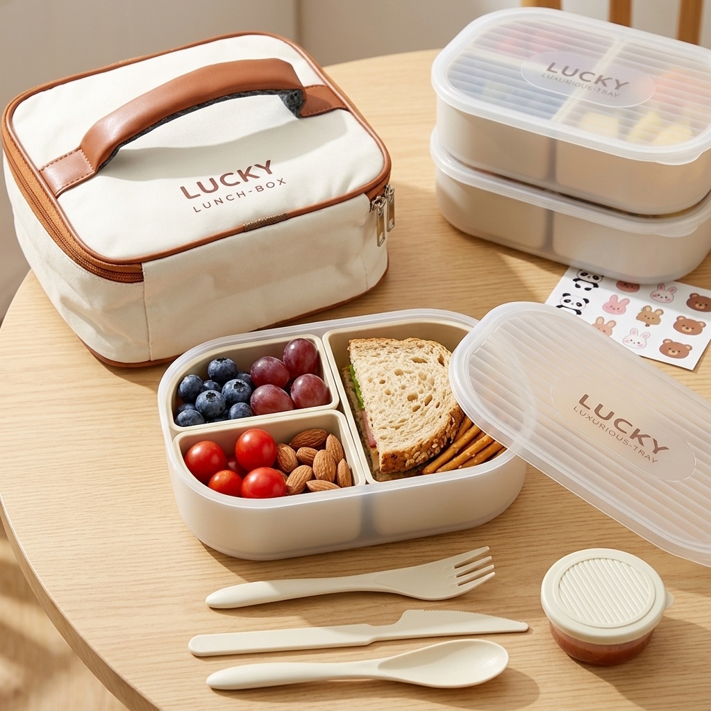 Portable Divided Plastic Lunch - огляд і ціна Food Storage Safety