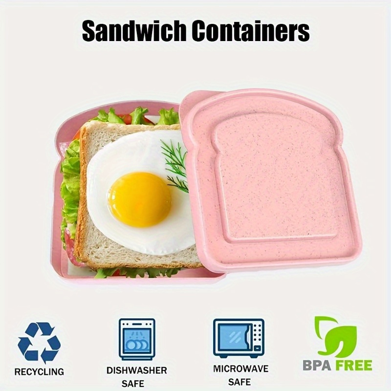 1pc Bento Boxes, Sandwich Cont - огляд і ціна Food Storage Containers Plastic Box