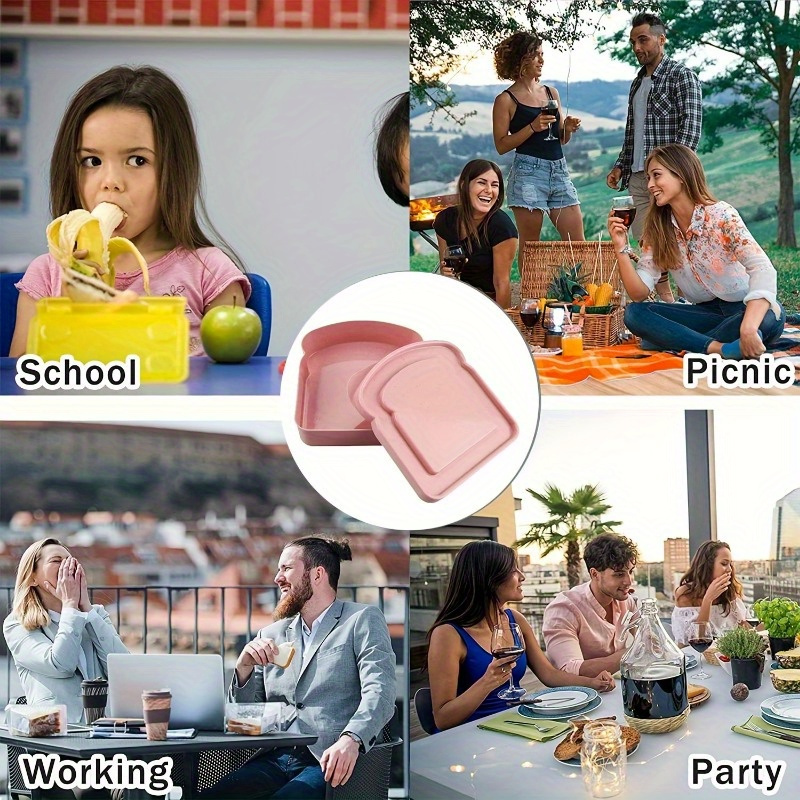 1pc Bento Boxes, Sandwich Cont - огляд і ціна Food Storage Containers Plastic Box