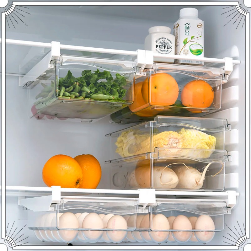 Clear Fruit Organizer Rack Hol - огляд і ціна Food Storage Containers Plastic Box