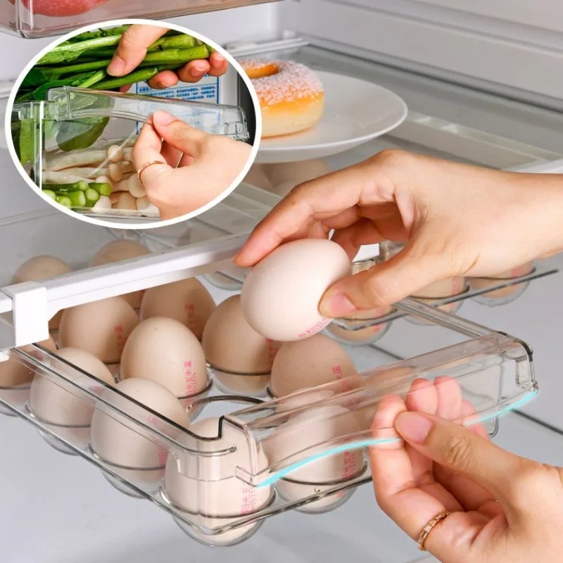 Clear Fruit Organizer Rack Hol - огляд і ціна Food Storage Containers Plastic Box