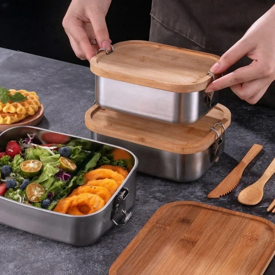 New 304 Stainless Steel Bamboo - огляд і ціна Food Storage System