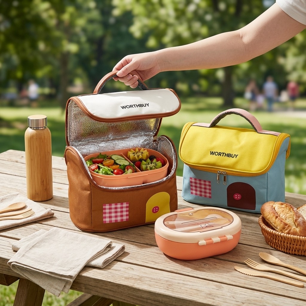 Oxford Thermal Lunch Bag with  - огляд і ціна Food Storage Zipper Bags
