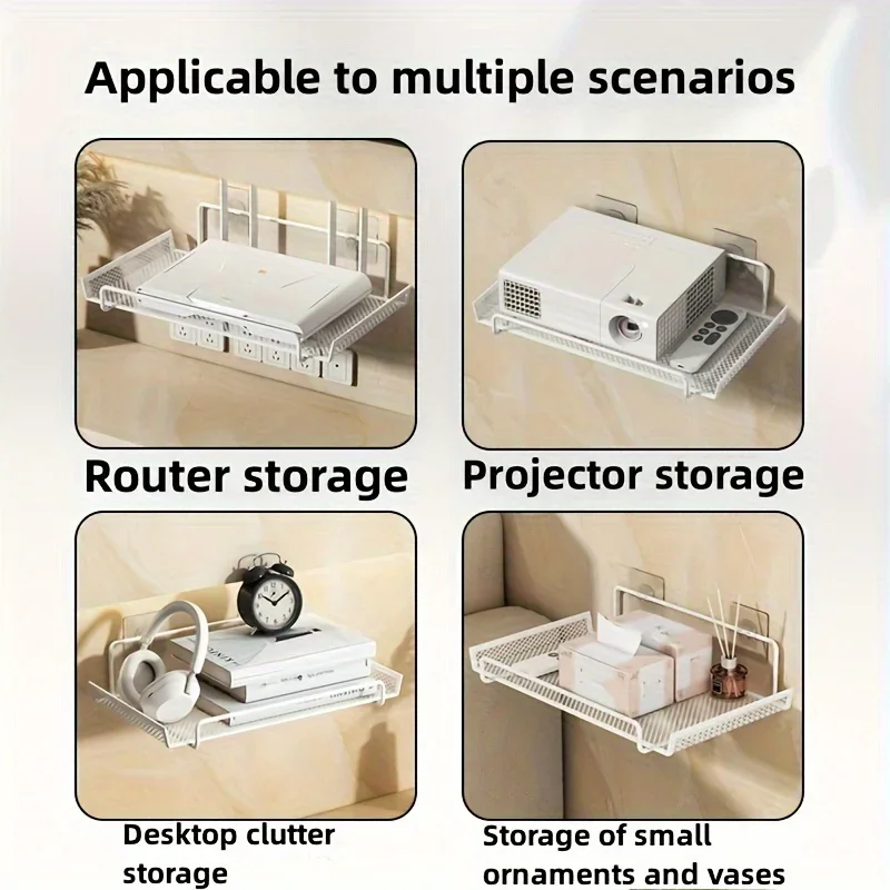 No‑Drill Wall Mount Router She - огляд і ціна Food Storage For Room