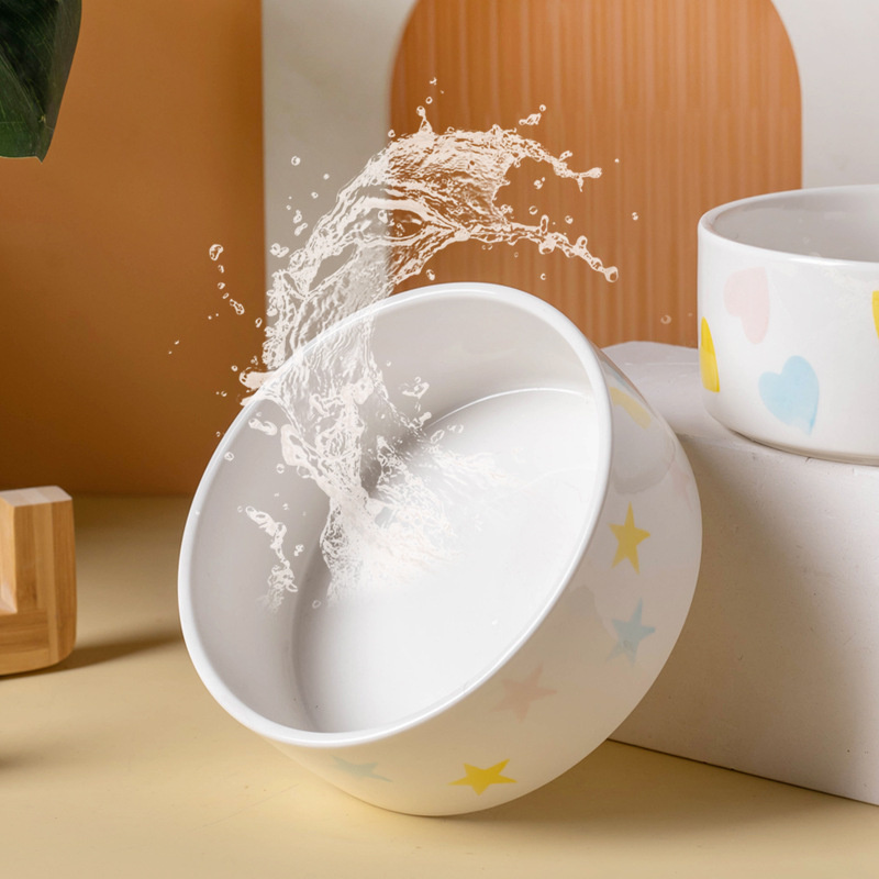 Ceramics Dog Bowl with Wood Ma - огляд і ціна Food Storage Safety
