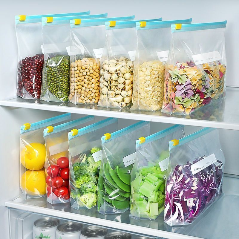 100Pcs Slider Gallon Food Stor - огляд і ціна Food Storage Zipper Bags