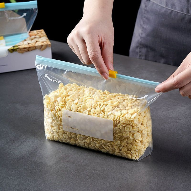 100Pcs Slider Gallon Food Stor - огляд і ціна Food Storage Zipper Bags