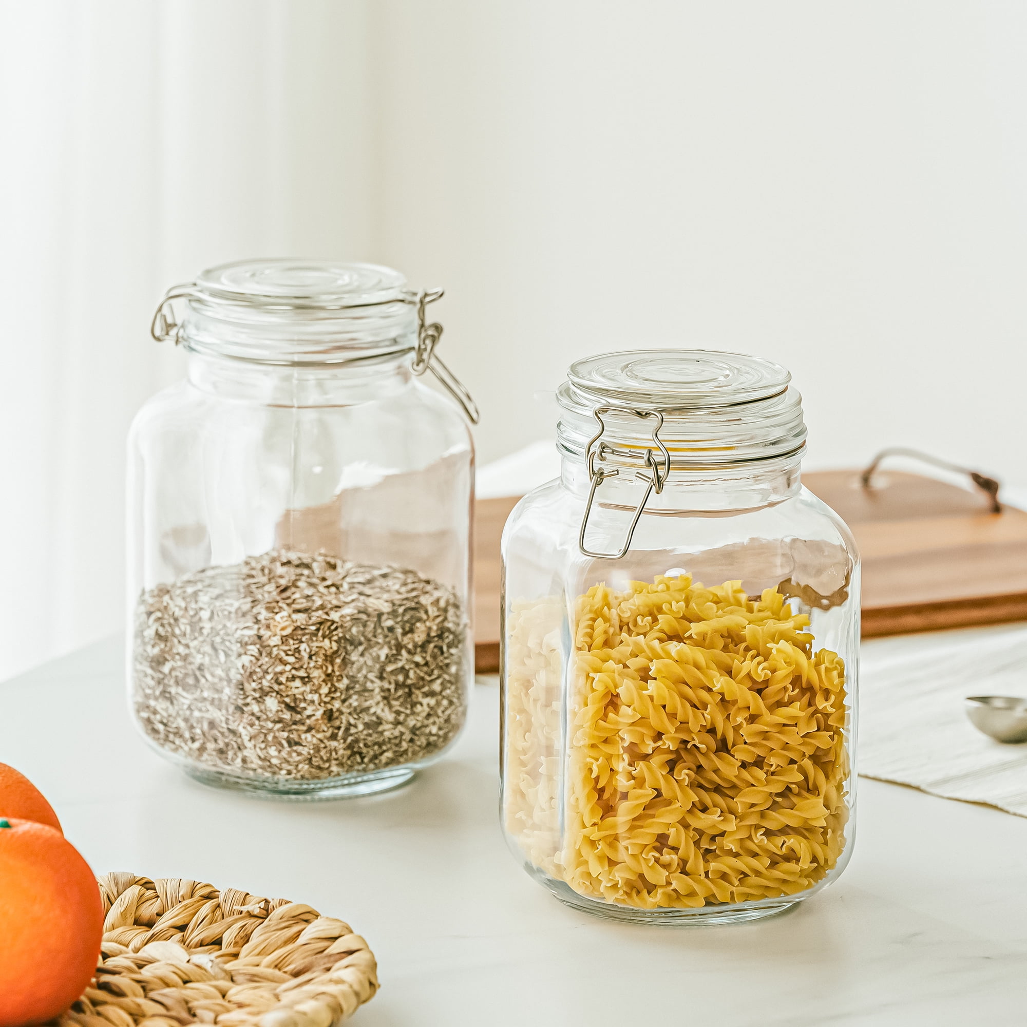67 oz Glass Airtight Food Stor - огляд і ціна Food Storage Jar Glass