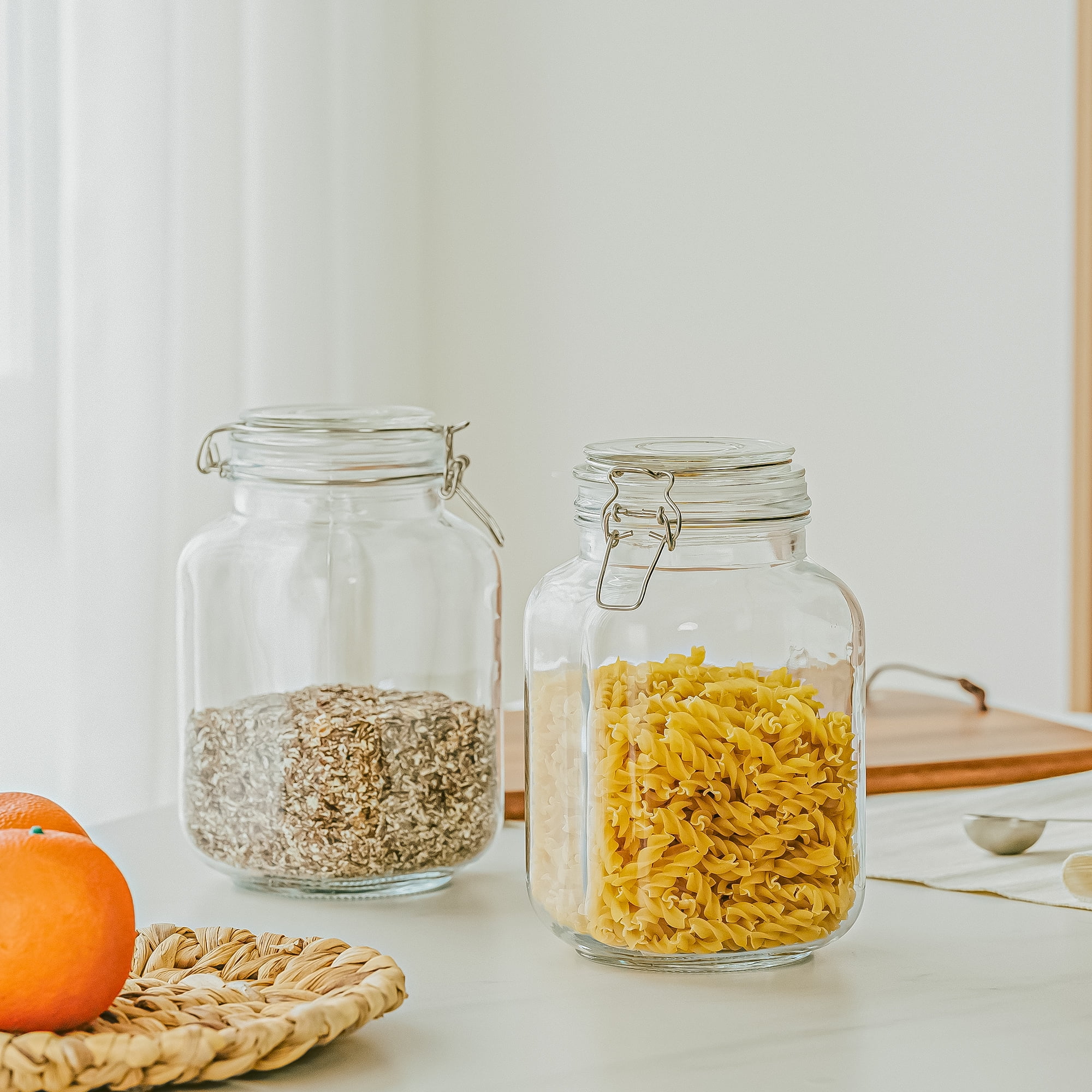 67 oz Glass Airtight Food Stor - огляд і ціна Food Storage Jar Glass
