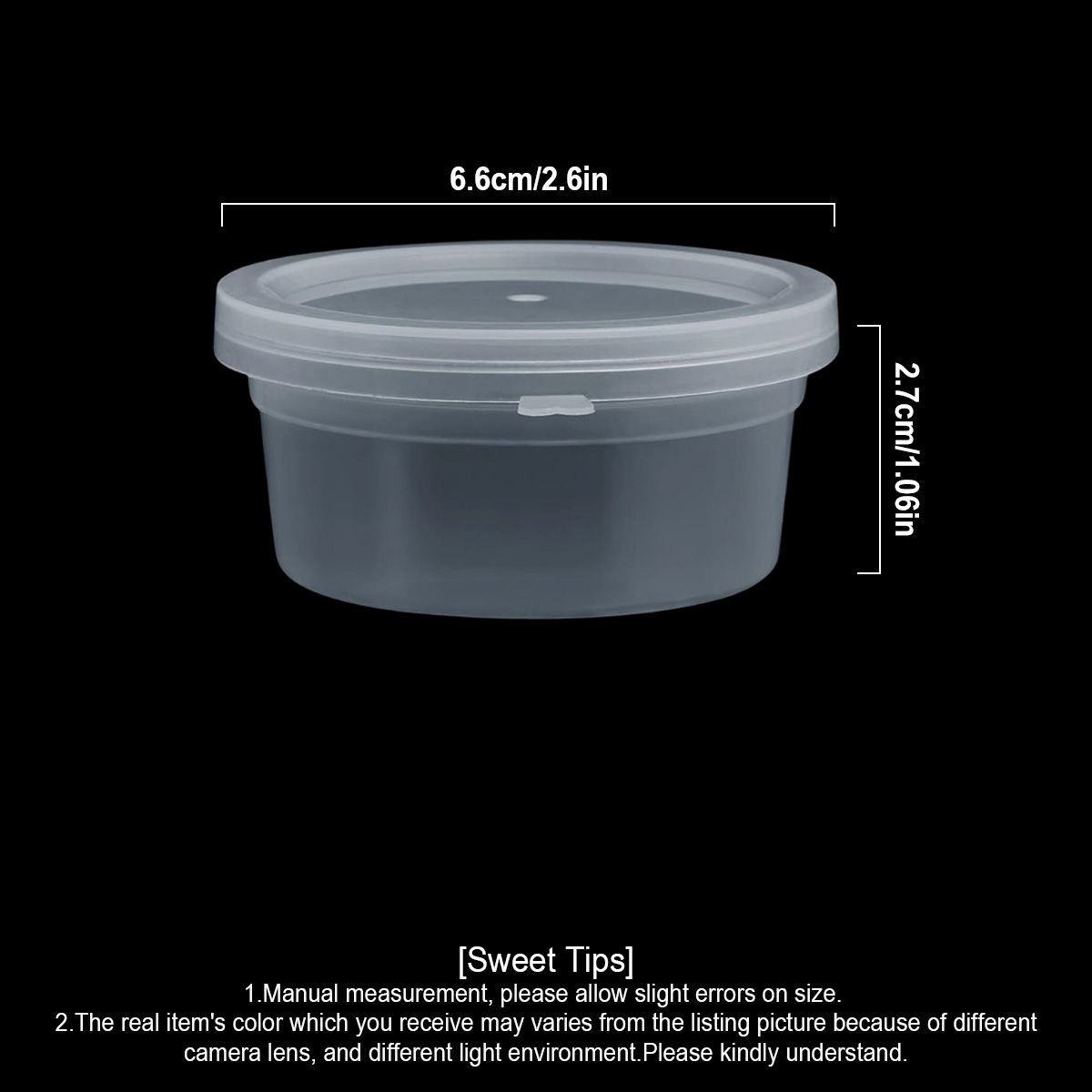 10/20/30 Pack Small Slime Cont - огляд і ціна Food Storage Plastic Container