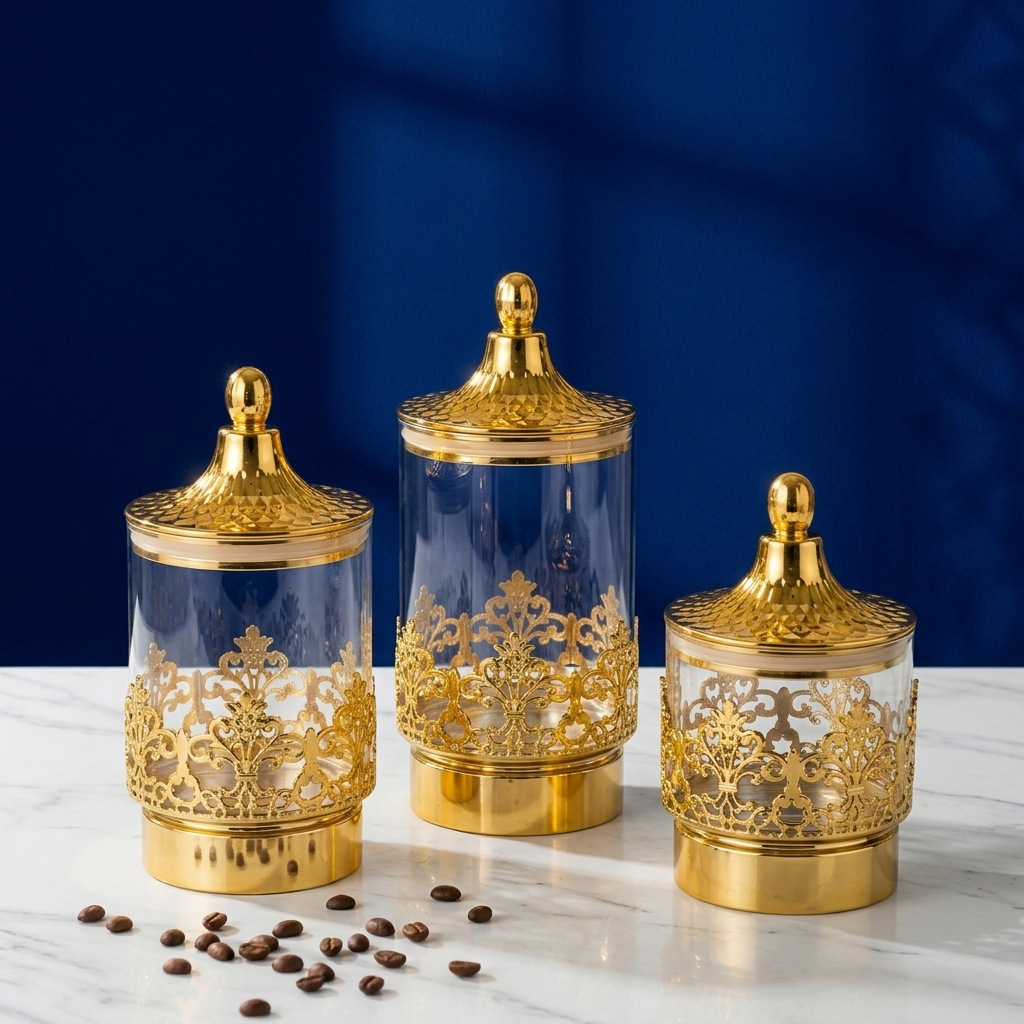 European Transparent Gold-plat - огляд і ціна Food Storage For Room