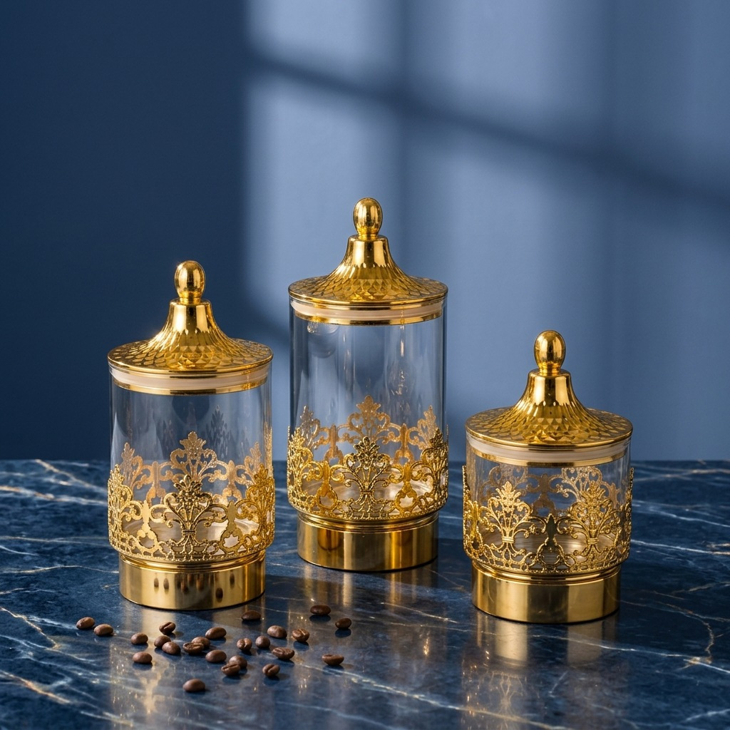 European Transparent Gold-plat - огляд і ціна Food Storage For Room