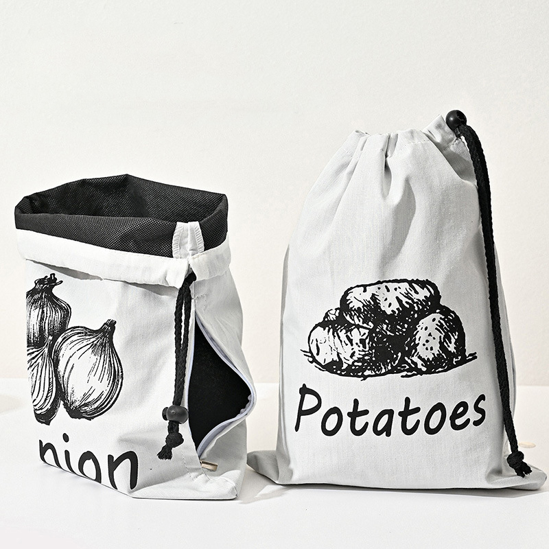 Potato Onion Garlic Pattern St - огляд і ціна Food Storage Zipper Bags