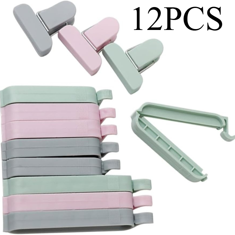 12pcs Mixed Color Plastic Seal - огляд і ціна Food Storage Roll Bags