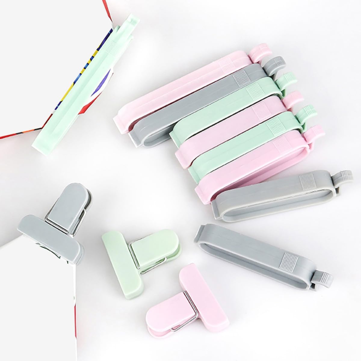 12pcs Mixed Color Plastic Seal - огляд і ціна Food Storage Roll Bags