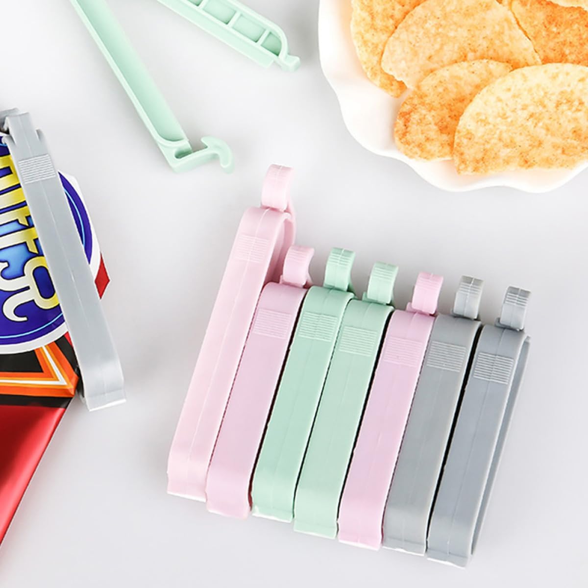12pcs Mixed Color Plastic Seal - огляд і ціна Food Storage Roll Bags