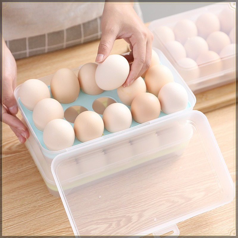 Egg Storage Box 15 Grids PP Vi - огляд і ціна Food Storage Cabinet For Kitchen