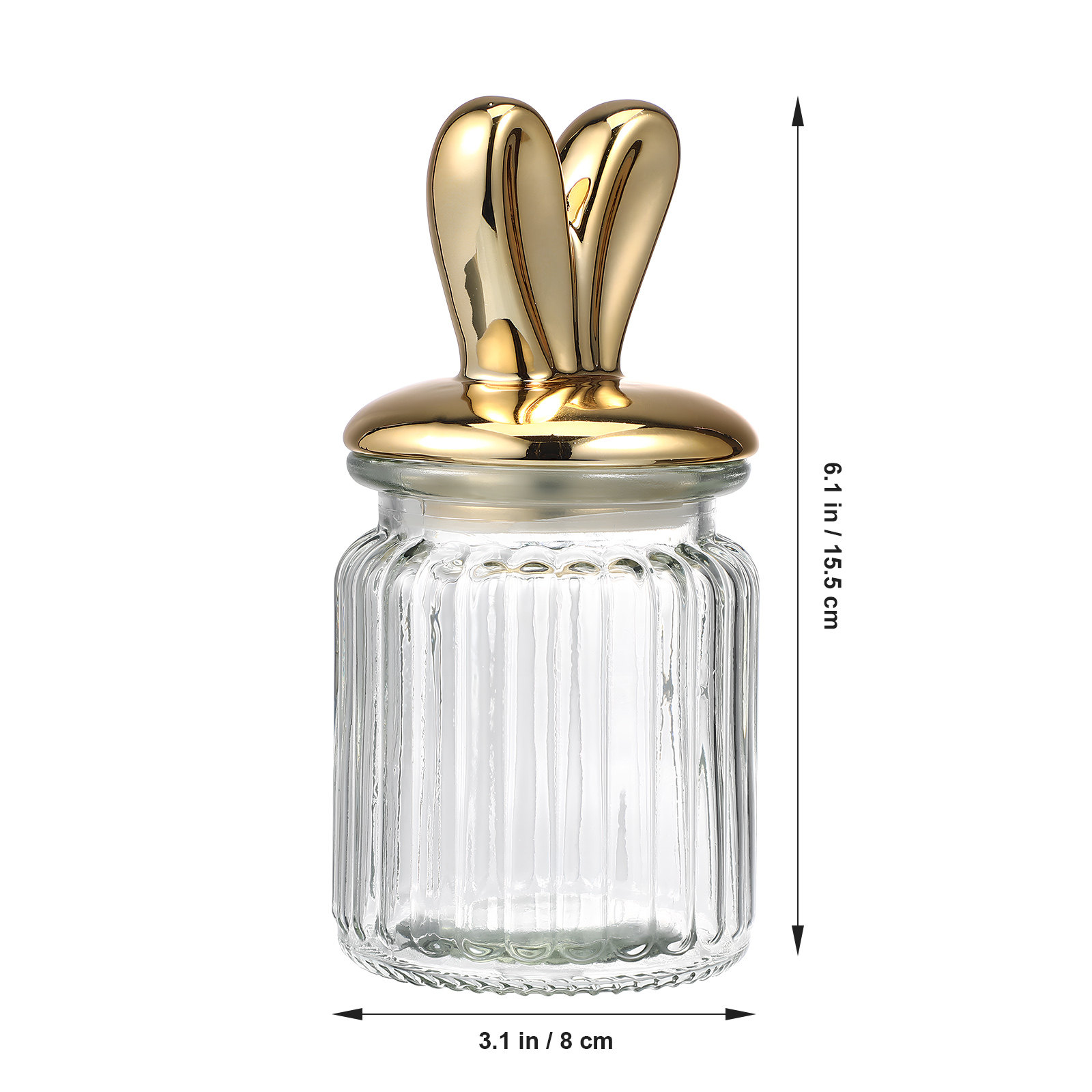 1Pcs Glass Storage Jar with Ra - огляд і ціна Food Storage Glass Container Set