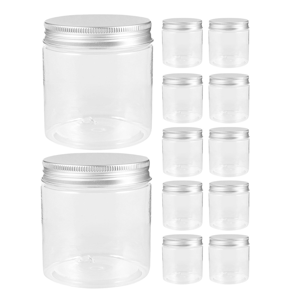 20Pcs Transparent Pet Jars wit - огляд і ціна Food Storage Plastic Container