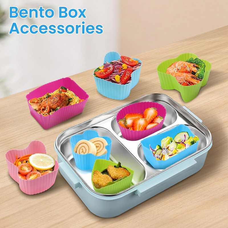 8PCS Silicone Lunch Box Divide - огляд і ціна Food Storage Dividers
