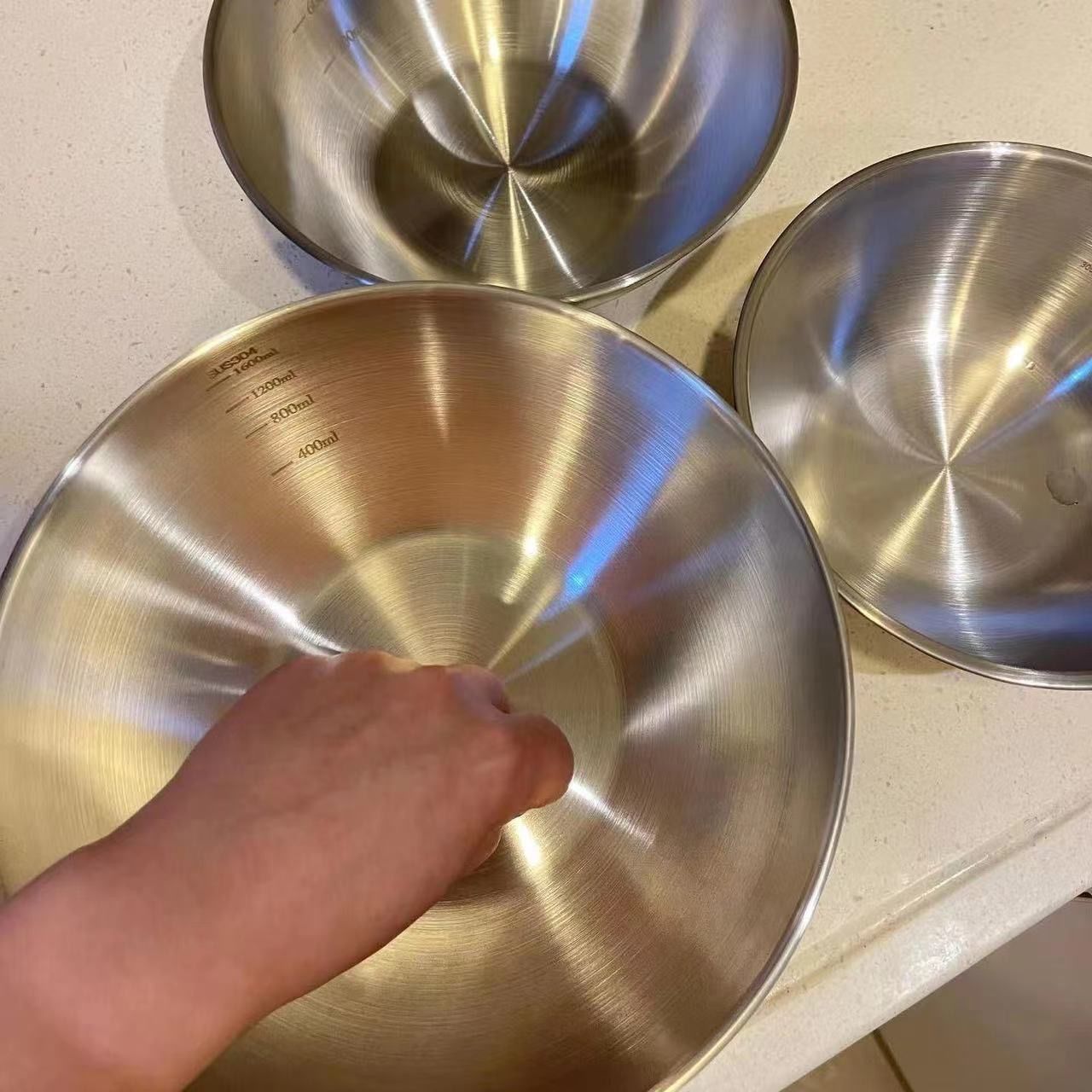 1-3 Stainless Steel Bowl Set w - огляд і ціна Food Storage Home