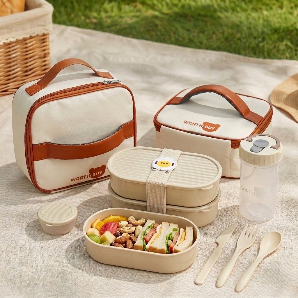 2Pcs/Set Reusable Plastic Lunc - огляд і ціна Food Storage Safety
