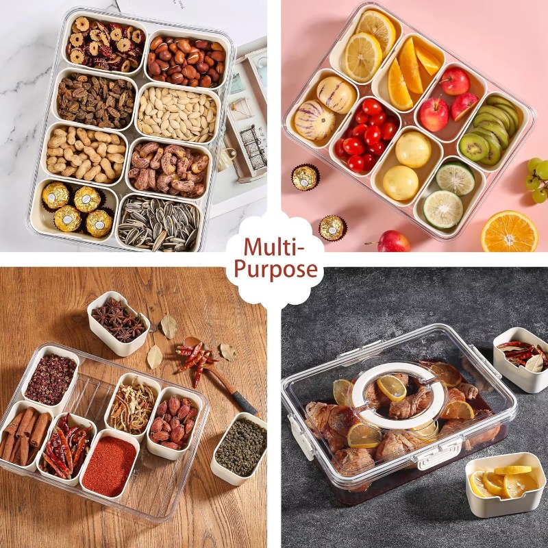 Kitchen Plastic PET 8 Compartm - огляд і ціна Food Storage Dividers