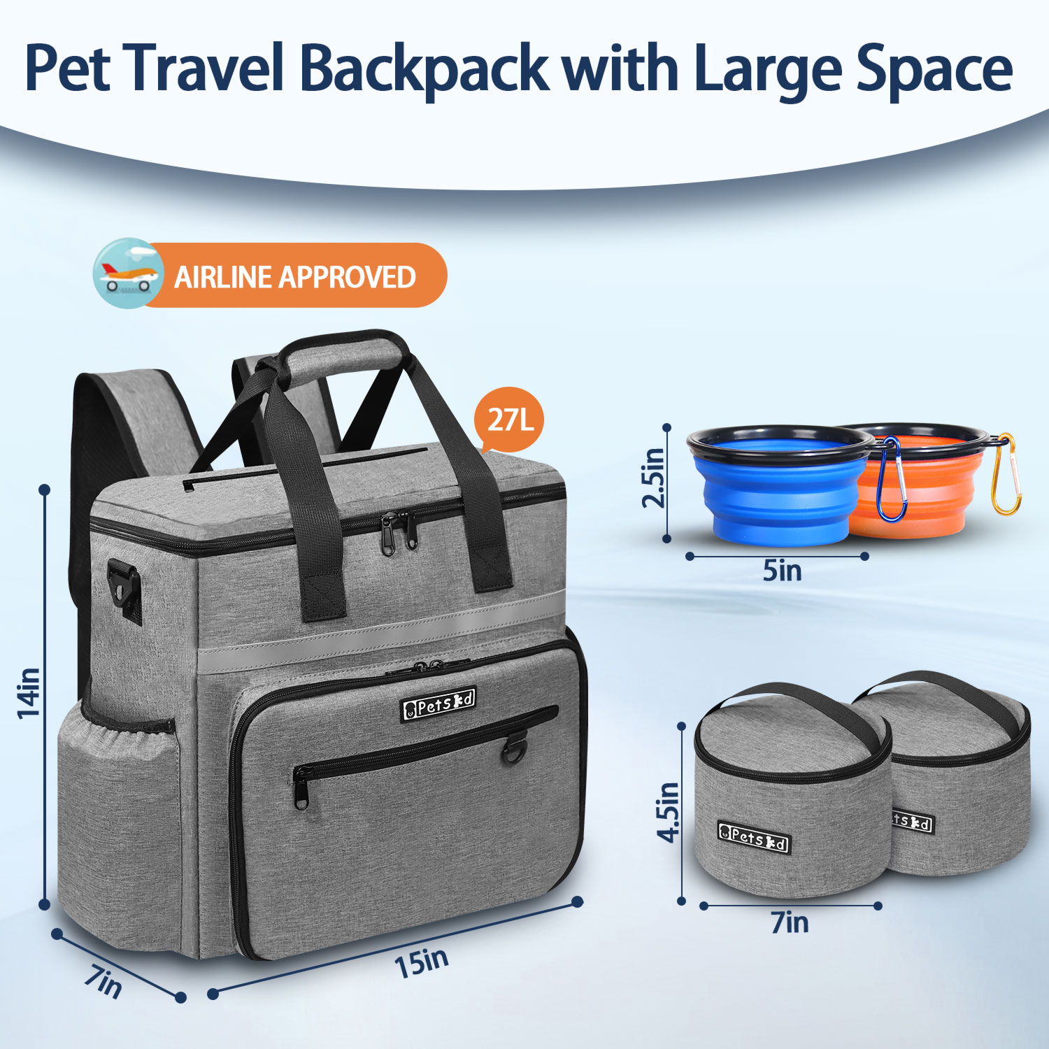 Petskd Outdoor Dog Organizer B - огляд і ціна Food Storage Zipper Bags